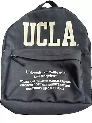 UCLA Rucksack/Laptop Bag…. Used - Black - Some Discolouration To Lettering • £6