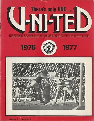 Manchester United Man Utd Newsletter 'there's Only One U-ni-ted' Issue No. 8/3 • £1