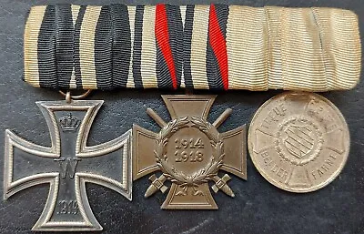 £229.99 • Buy ✚11579✚ German WW1 Mounted Medal Group Iron Cross Bavarian Service Medal Honour