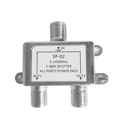 $4.40 • Buy 5-2400MHz 2 Way For  Digital Coax Cable Splitter Bi-Direction Satellite TV Sig