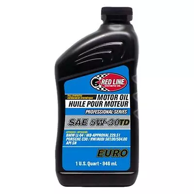 TD Euro Sae 5W 30 Full Synthetic Motor Oil 1 Qu 1355B6 Fits 2011 Mini Countryman • $63.17