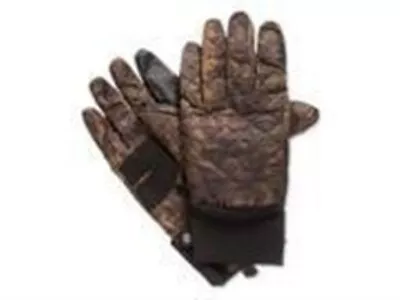 Isotoner Mens Quilted Smart Touch Gloves Brown L/XL Packable Camouflage • $7.19