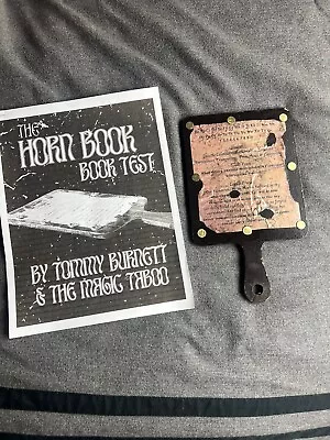 🔥HORROR Bizzare Magic/Mentalism Horn Book Test By Tommy Burnett Psychic ESP🔥 • $99