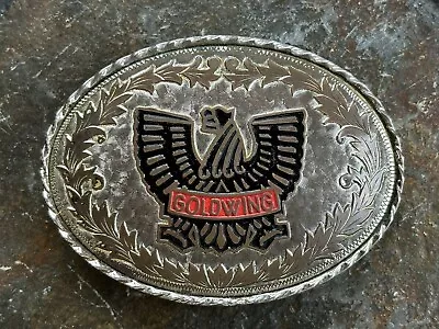 Vintage Honda Goldwing  Belt Buckle Firebird Eagle Emblem Usa Made • $17.99