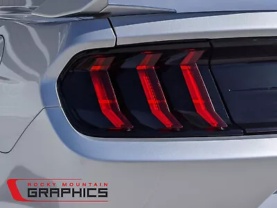 2018 Ford Mustang Taillight Accent Vinyl Decals Blackout Tint Graphics 2019 2020 • $50.50