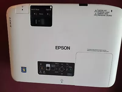 EPSON POWERLITE 1925W LCD PROJECTOR H314A HDMI WXGA 1080p New Lamp  • $240