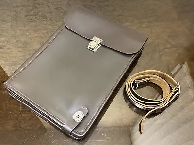 Officer BAG Map Case Tablet Planshet Leather Soviet Army USSR 1974s • $45