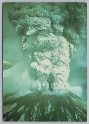Mount St. Helens WA Eruption Ash Cloud Encircled The Earth 6x4 1991 Postcard B18 • $5.95