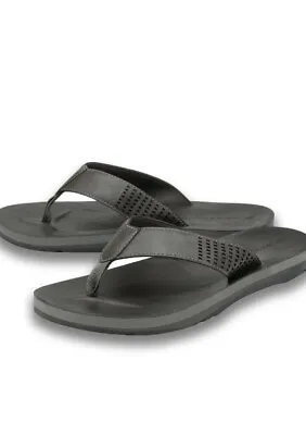 Dunlop Mens Sandals Flip Flops Slip On Holiday Pool Sliders Toe Post Size 10 • £6.95