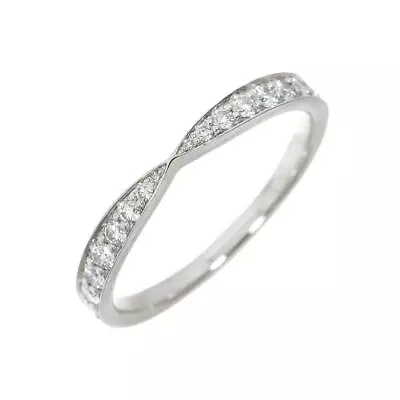 TIFFANY Co. Harmony Band Ring Half Diamond Platinum Size5.25(US) 90227394 • $709.46