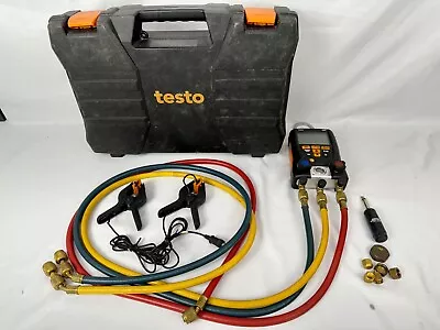 Testo 550 Manifold Gauge & Hose Set - Air Conditioning Refrigeration Heat Pumps • $249.99