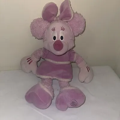 RARE Disney Store Exclusive Authentic ALL PINK Minnie Mouse Plush • $18