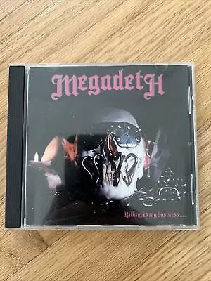 Megadeth Killing Is My Business CD 1985 Combat 1st Press 88561-8015-2 Clean • $39.99