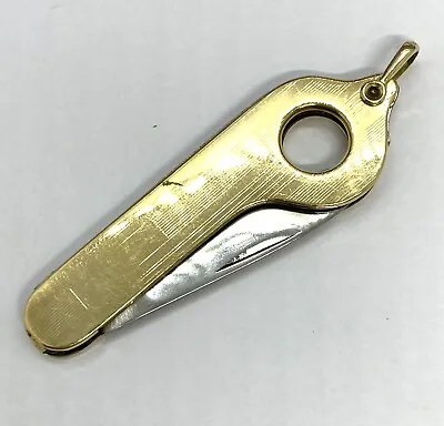 Voos Antique Vintage 12K Goldfield Cigar Cutter Knife Combo 14.04g • $149