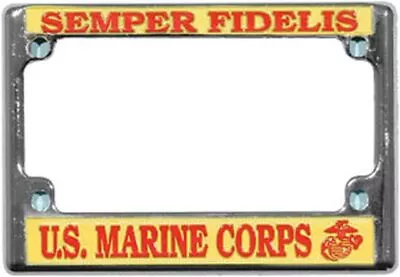 Semper Fidelis Marine Corps Motorcycle License Plate Frame Official Licensed • $20.95