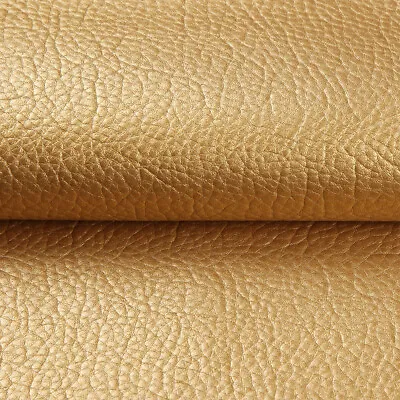 1/5/10 Yard Faux Leather Fabric Upholstery Pleather Marine Vinyl Fabric 54  Wide • $21.99