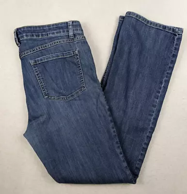 Cabi Jeans - Women's Medium Wash Boot Cut Distressed Jeans Size 12 - See Photos • $10.39