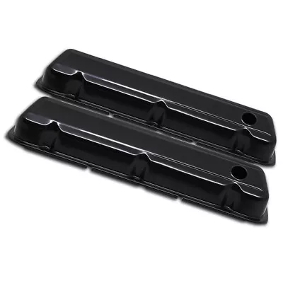 For 1968-1997 Ford Big Block Fbb 429 460 Steel Valve Cover Pair Black • $43.59