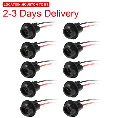 US Location 10Pcs T10 194 168 Wiring Harness Socket Extension For Pigtail Light • $9.99