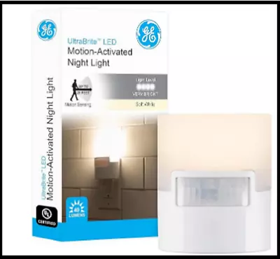 Plug In Motion Activated Detector Sensor LED Indoor Night Light Electrical Home • $13.70