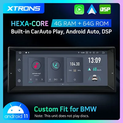 10.25  Android 11 Car Radio GPS Stereo 4K For BMW E39 M5 7er E38 6-Core 4+64GB • $370.89