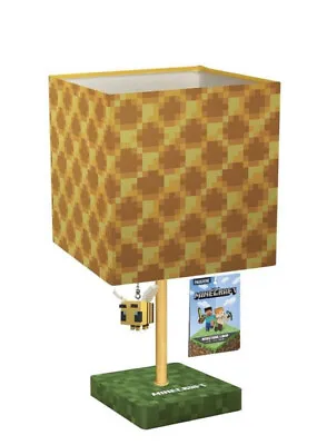 New Minecraft Honeycomb Bee Lamp Table Light Yellow Green • $24.99