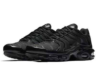 Nike Air Max Plus Men's Size 12 Black/Black-Black 604133-050 • $139.99