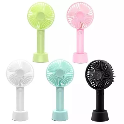 Handheld Rechargeable Fan Mini Handy Fan Pocket Size Air Cooler USB W/ Battery • $5.99