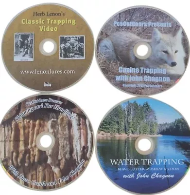 4 Set Herb Lenon Classic Trapping John Chagnon Canine Water And Fur Handling • $89.95