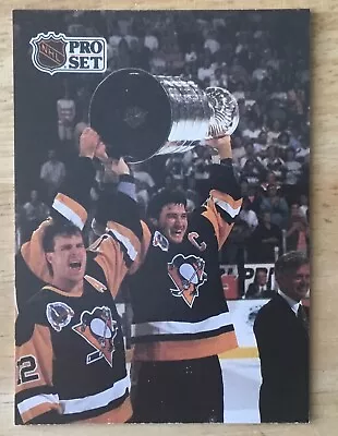 1991 Mario Lemieux NHL Pro Set #318 Conn Smythe Trophy Winner Penguins • $0.49