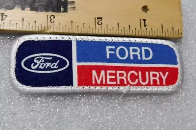 Ford Mercury Uniform Patch Sew On  3 1/2  X 1  1/4  • $3.95