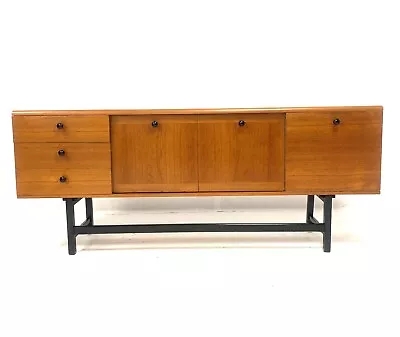 Vintage Retro Mid Century 1960s Danish Era 6ft Modernist Teak Sideboard • £0.99