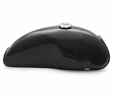 The Mojave Cafe Racer Gas Tank - Black - Motorcycle Fuel Retro Scrambler Classic • $159.95