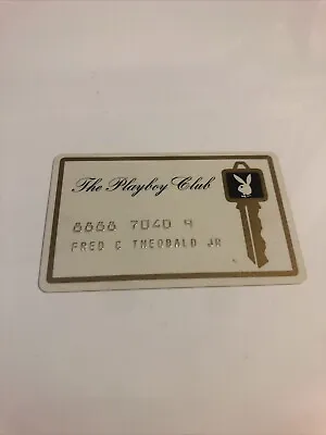 Vintage THE PLAYBOY CLUB Key Membership Plastic Card • £71.24