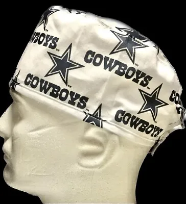 NFL Dallas Cowboys White Scrub Hat Chemo Cap • $18