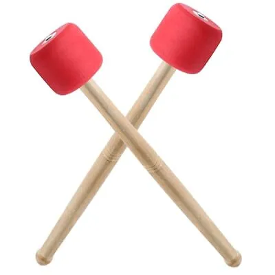 2 Pcs Bass Drum Mallets Marching Drum Mallets Percussion Sticks Foam Tip Mall... • $15.60