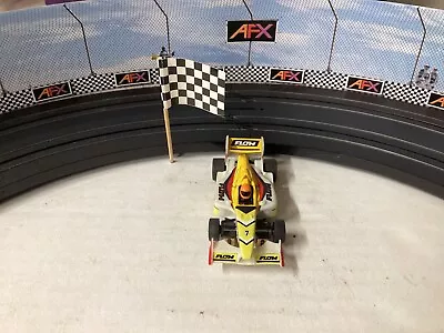 Afx Tomy Racemaster #7 Flow Sponsored Indy Car Racer Mega G Chassis Slot Car • $79.99