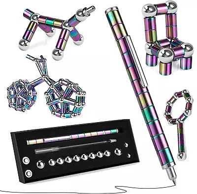 Magnetic Pen Fidget Pen Decompression Magnetic Toy Gift Teenage Boys • $26.82