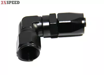 (one)AN8 8AN AN-8 90Degree Swivel Oil/Fuel Line End Union Elbow Fitting Adapter • $11.59