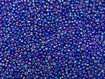 £2.99 • Buy 💛🧡❤️️50g 4mm - 6/0 Glass Seed Beads Lustre Bead Opaque Silver Lined UK