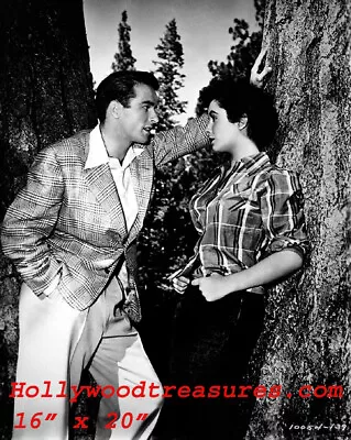 Montgomery Clift~Elizabeth Taylor~Poster~Candid~Gay Int~Photo~ 16  X  20  • $22.95
