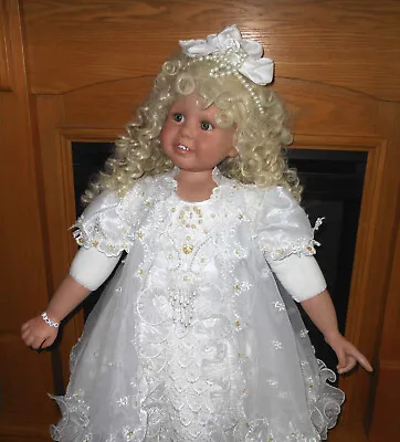 Masterpiece Gallery Doll Linda Rick & Diane Bucki 32  Life Size Vinyl Cloth Doll • $95