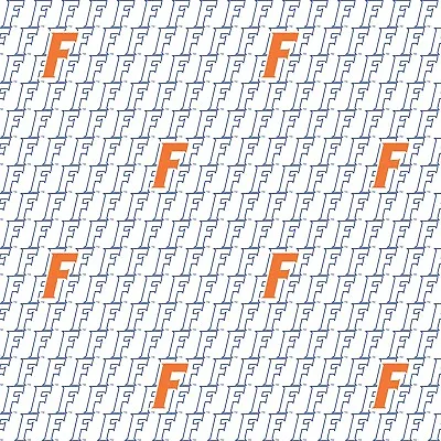 Florida Gators Cotton Fabric White Block Letter Print-Sold By The Yard • $17.99
