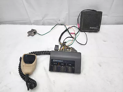 Motorola Mitrek Control Head Hcn4034a W/mic & Speaker Hsn4020b • $29.99