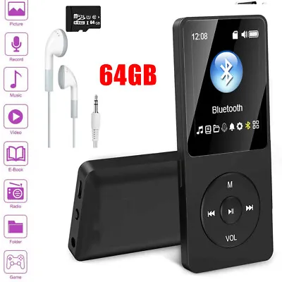 Portable Bluetooth MP3 Player HIFI Music Speakers MP4 Media Recorder US • $8.59