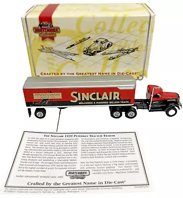 Matchbox Collectibles 1939 Sinclair Peterbilt Tractor Trailer #  DYM35270 • $19.95