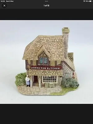 Lilliput Lane - The Village Shops - Jones The Butchers - C/W Deeds • £15.99