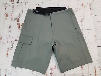 TREK Cycling Mens Size Large Trailrider Mountain Biking & Hiking Green Shorts • $21.85