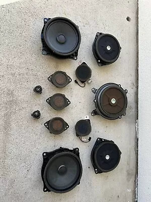 14-19 Lexus Is Mark Levinson Speaker Set Of 12 Front And Rear With Subwoofer Oem • $680