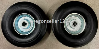 2 Pc 8  Replacement Solid Rubber Tire & Steel Wheel For Dolly Hand Truck Cart • $35.01